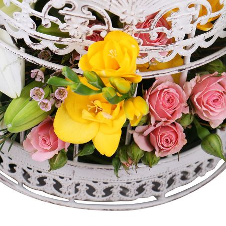  Bouquet Flower Cage
													