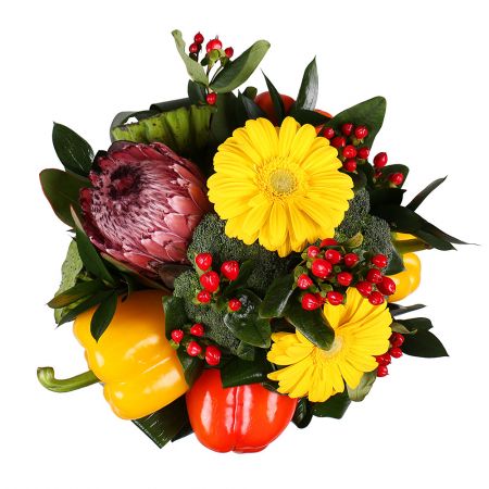 Букет цветов Овощной
														