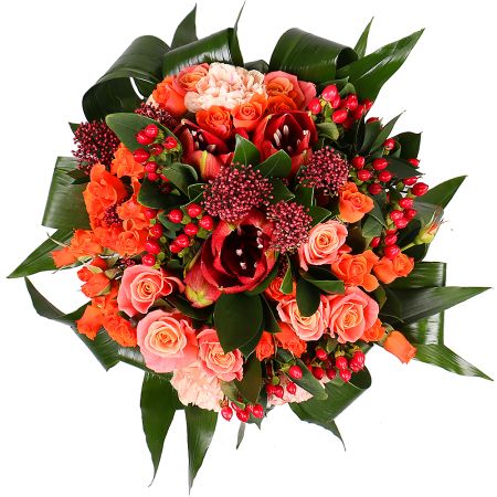 Букет цветов Янтарный
														