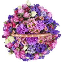 Букет цветов Брызги акварели Венчжоу