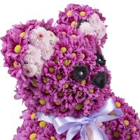  Bouquet Purple bear
														