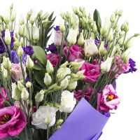 Bouquet with eustoma Pruzhany