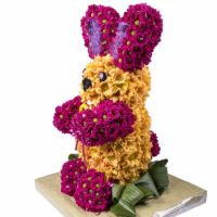  Bouquet Colorful rabbit
														