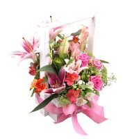  Bouquet  Феерия розового Seoul
														