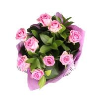 Of 9 pink roses Puhovka