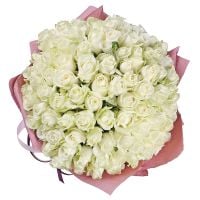 Bouquet 101 white roses