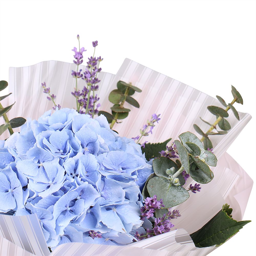 With hydrangea 92 $
