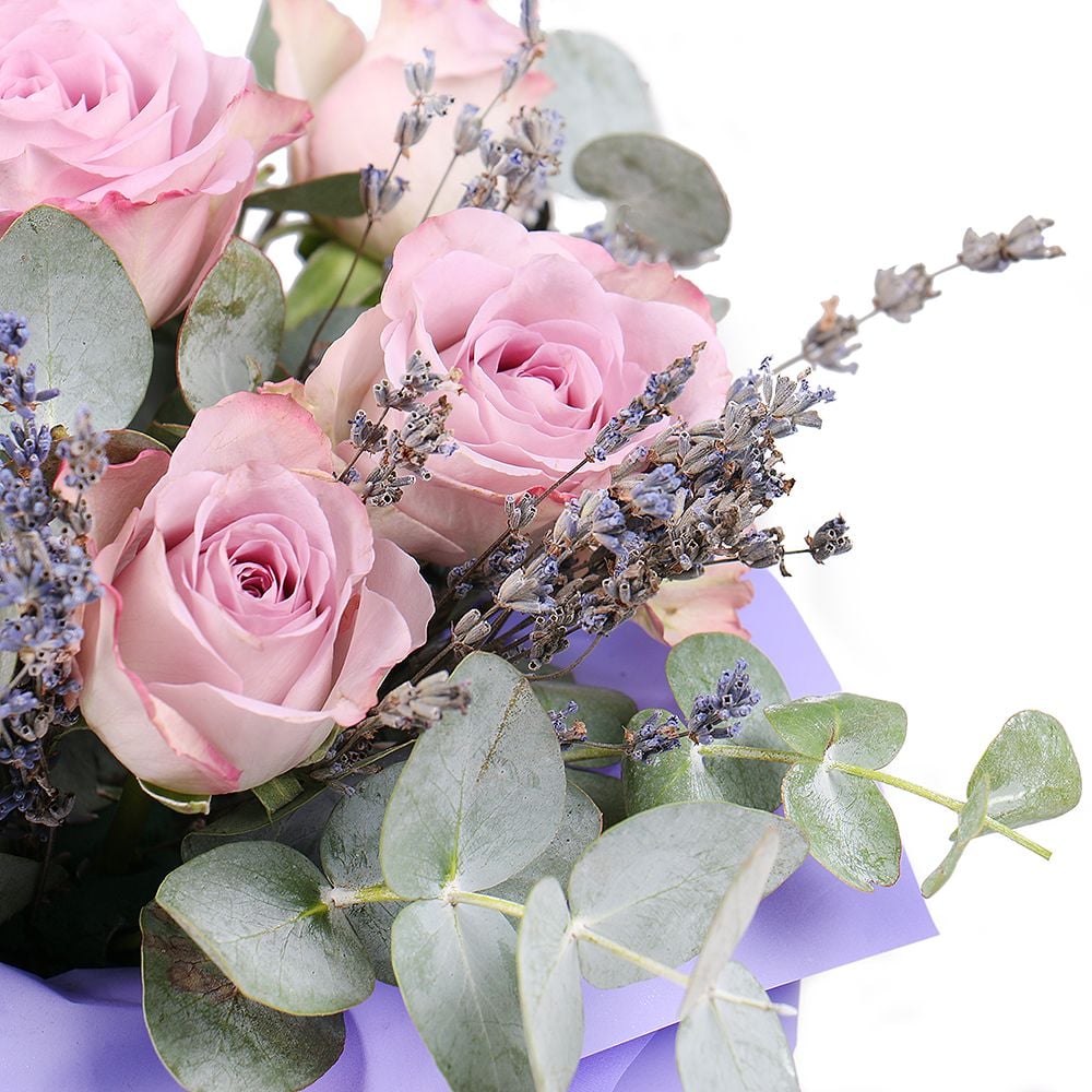 Roses and lavender