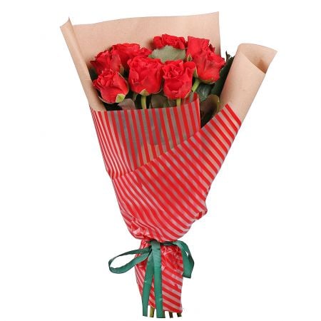 9 red roses Zaporozhie