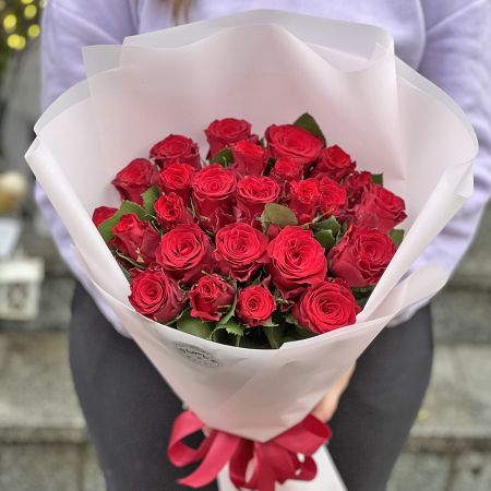 Promo! 25 red roses Caldaro