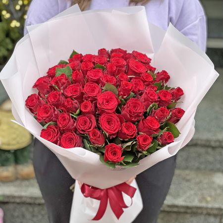 Promo! 51 red roses Wedemark