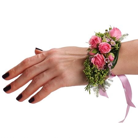 Цветочный браслет Роза Рокитное