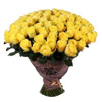 111 yellow roses Donetsk