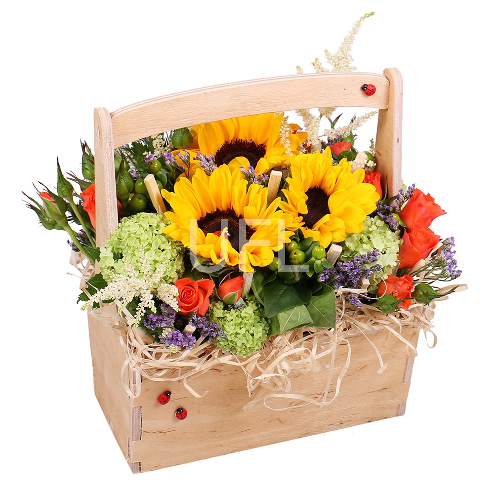 The original basket of flowers