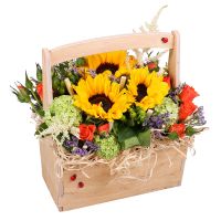 The original basket of flowers