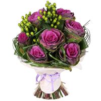 Bouquet with Brassica Rovno