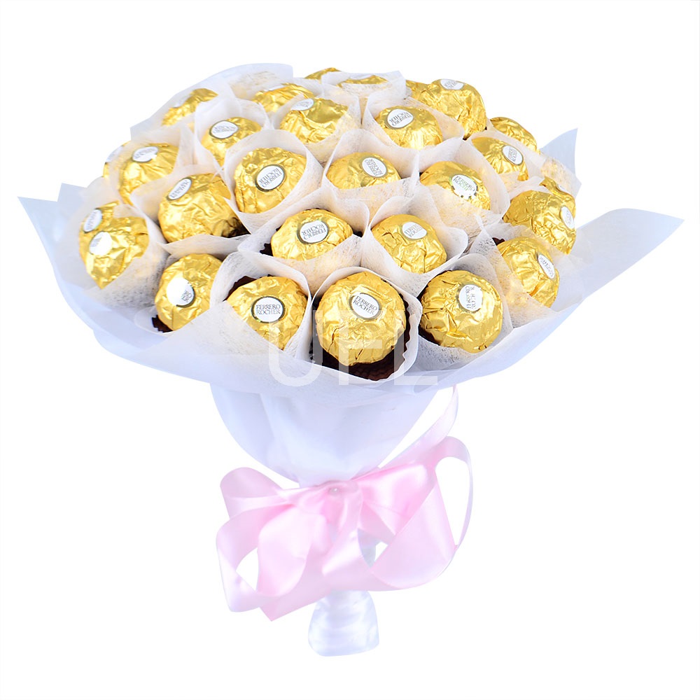 Букет из конфет Ferrero Rocher Гиббон