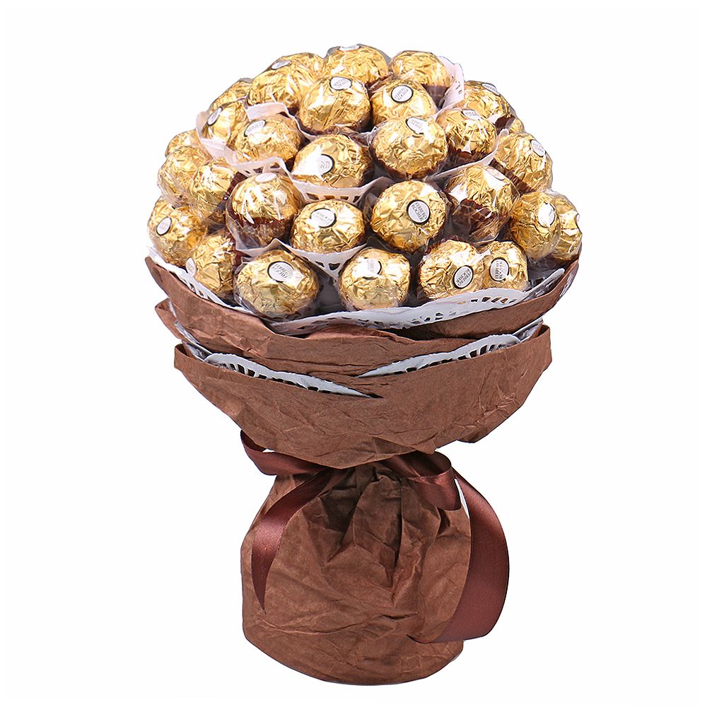 Букет из конфет Золотой Гарапан