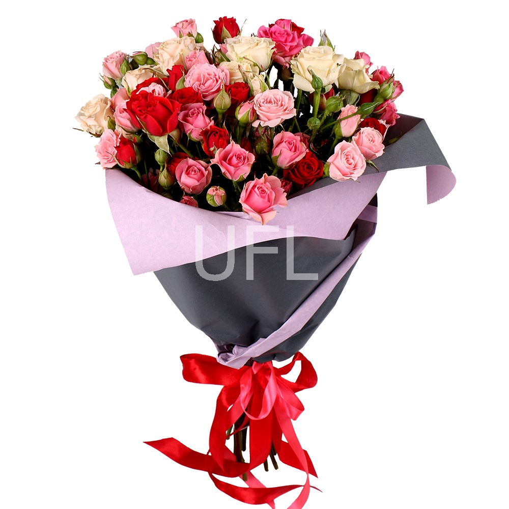 Букет квітів Досконалість троянд Касабланка
