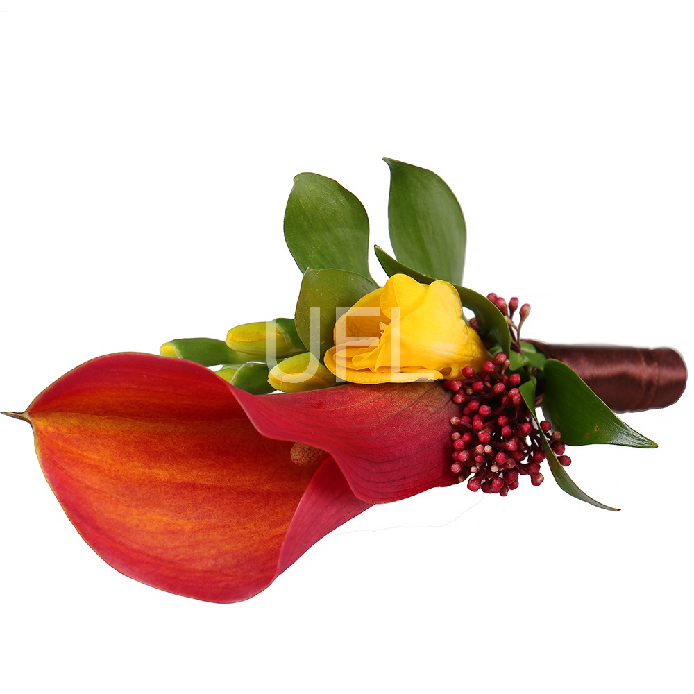  Bouquet Orange Boutonniere
													