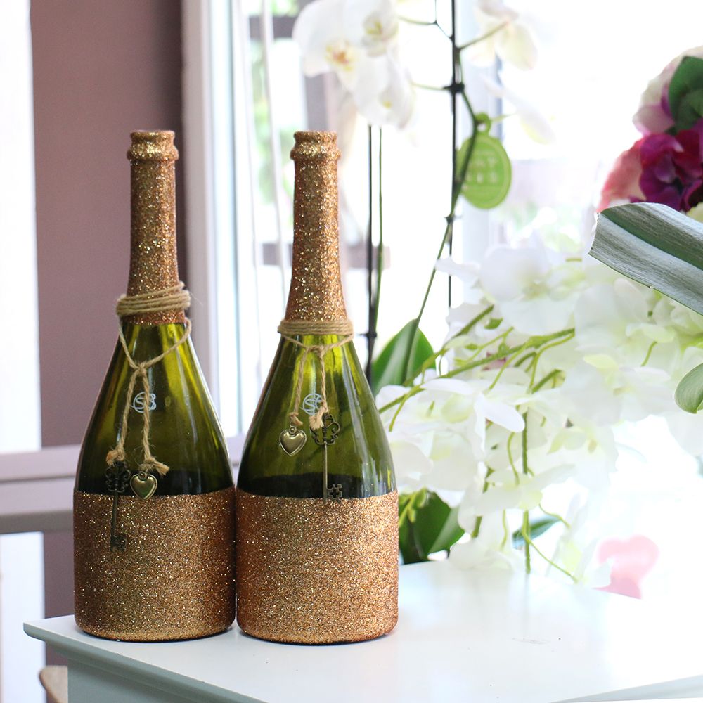 Bottles with decor №2