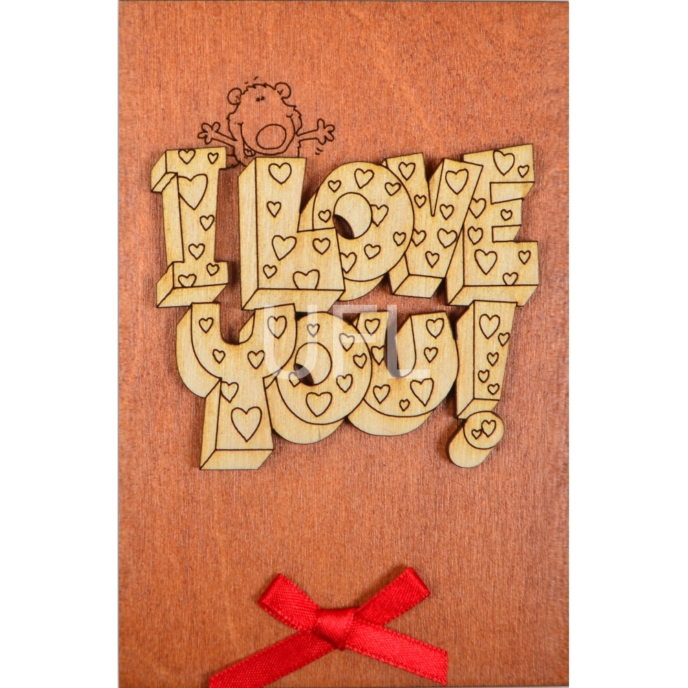 Wooden card #7
