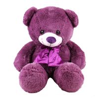 Purple teddy 90cm