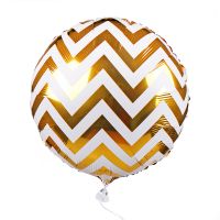 Foil balloon circle gold Sumy