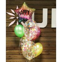 Balloon fountain \'Happy Birthday\' Mariupol (delivery currently not available)