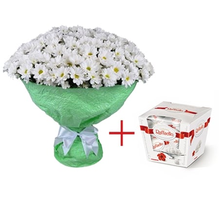 Chrysanthemum + Raffaello 30767 грн