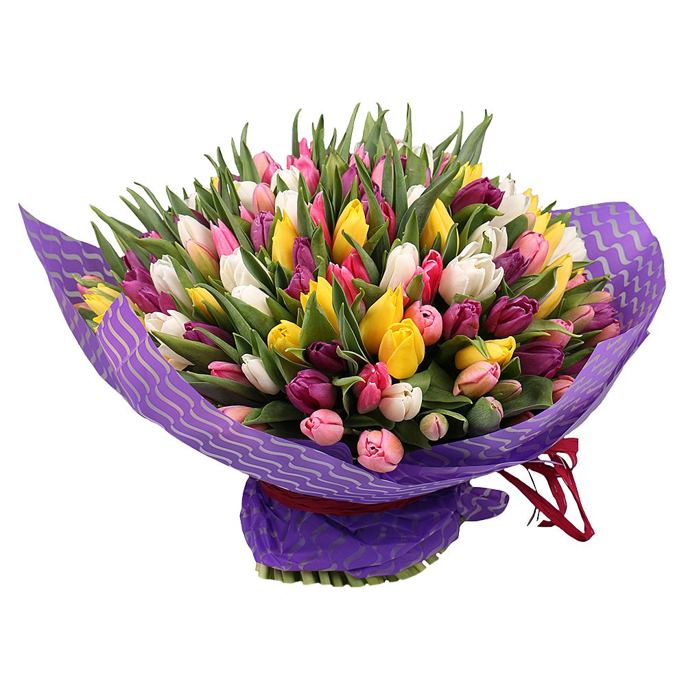 Букет из 101 тюльпана Ереван
