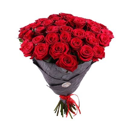 50 red roses Americana