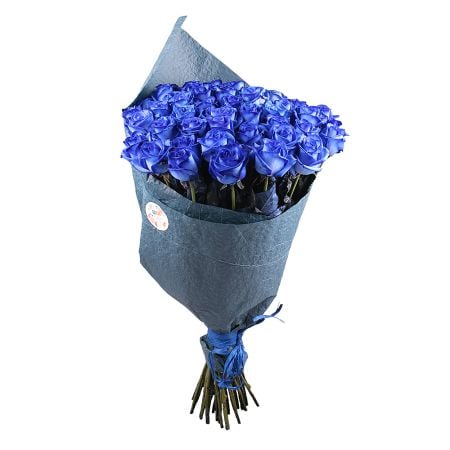 Из 51 синей розы