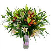 Bouquet of flowers Lilies
														