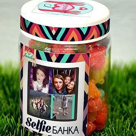 Jelly sweets «Selfie Jar» Jelly sweets «Selfie Jar»