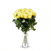 Желтая роза 50см