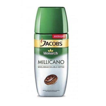 Кофе растворимый Монарх Милликано Jacobs 100г Кофе растворимый Монарх Милликано Jacobs 100г