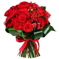 Bouquet of flowers Red
														