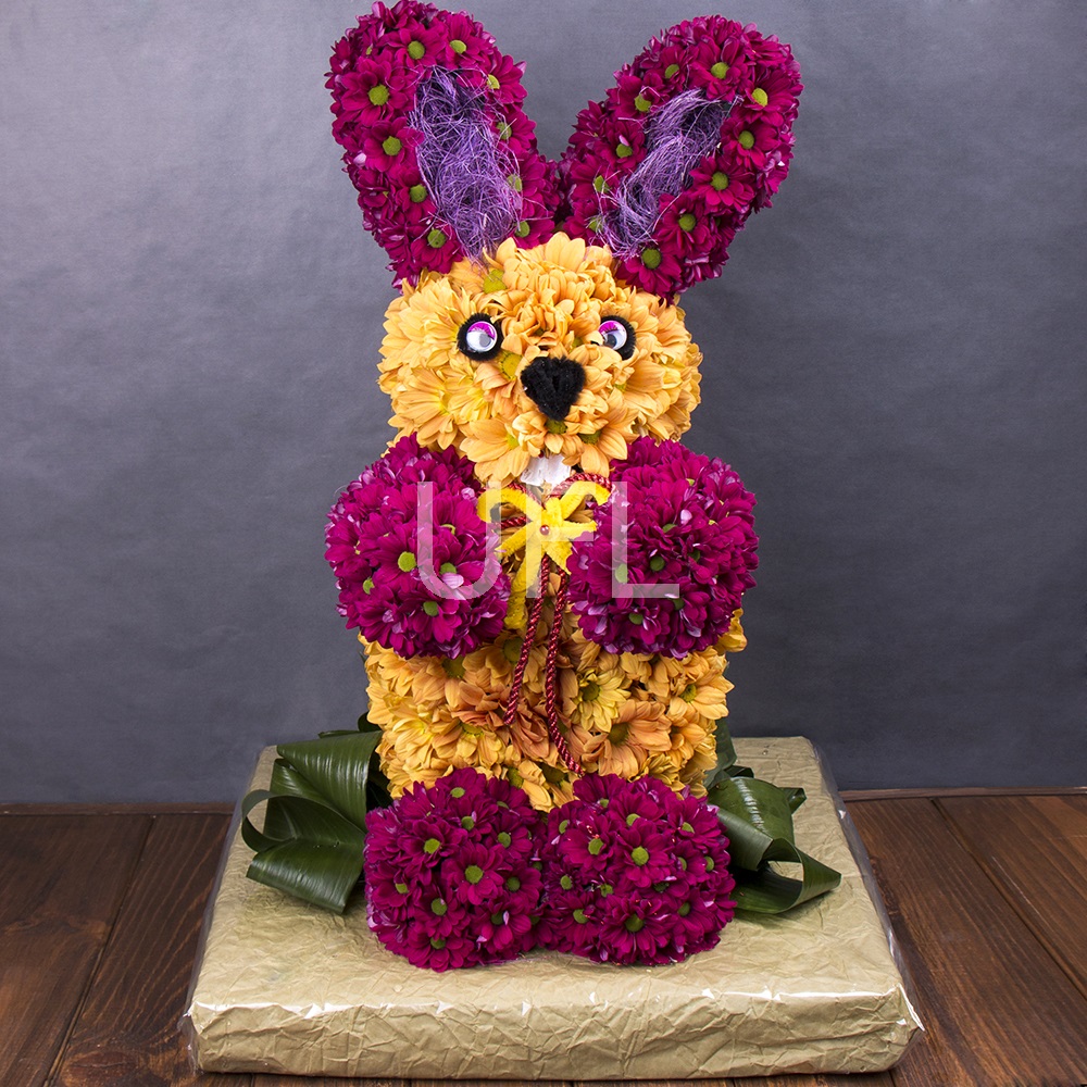  Bouquet Colorful rabbit
													