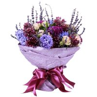  Bouquet Lavender dessert
														