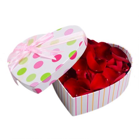 Rose petals in a box Waterford