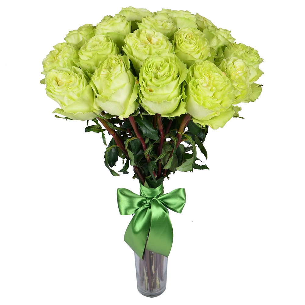 Лесная Нимфа 19 салатовых роз Карлсруе