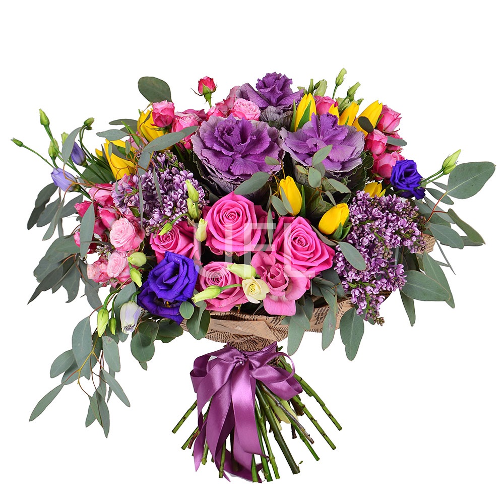  Bouquet Purple charm
													