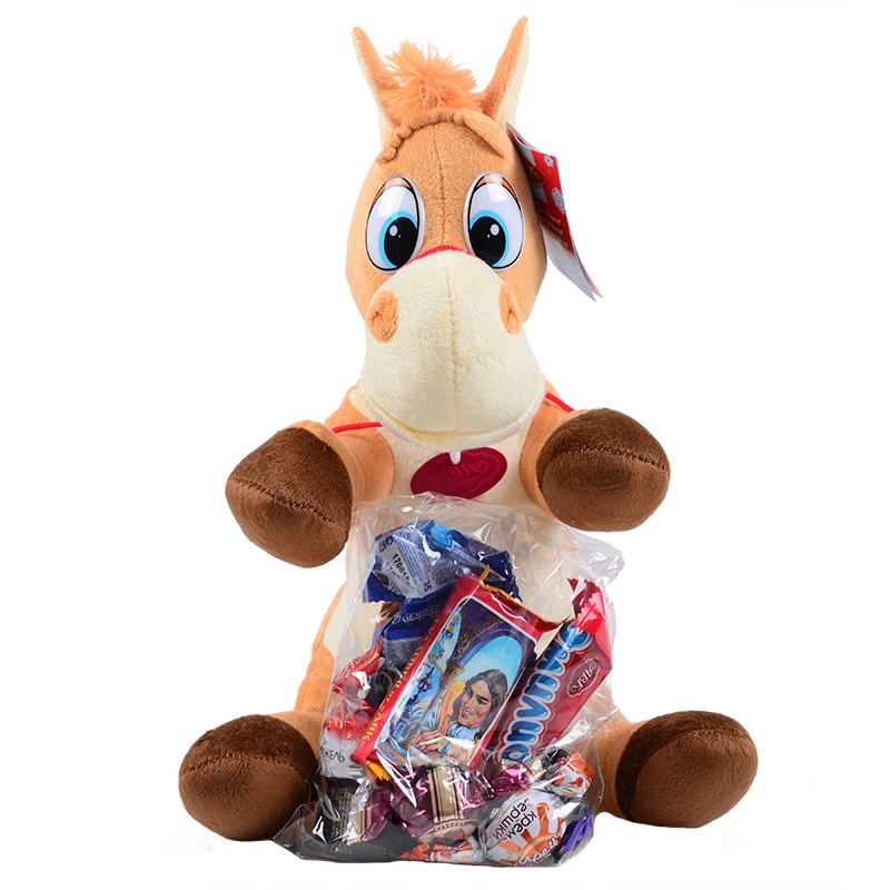 Horse with candy