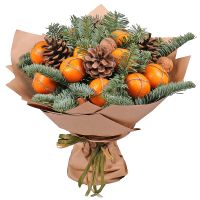  Bouquet Arrangement Tangerine Dnipro
														