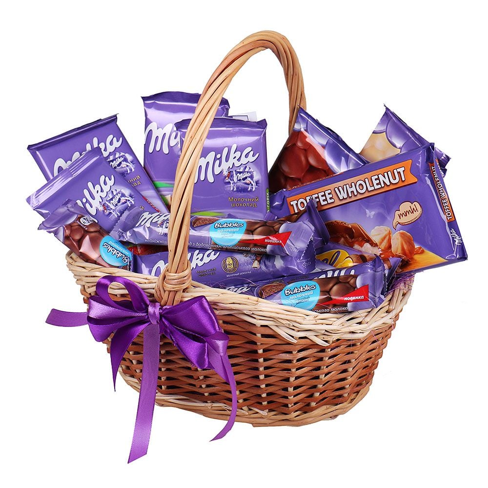 Bouquet of flowers Milka-basket
													