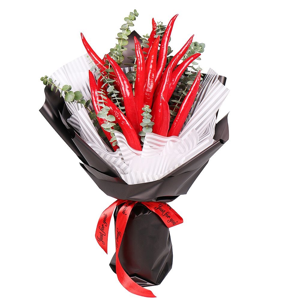 Bouquet of red peppers Gamilton (New Zealand)