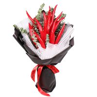 Bouquet of red peppers Bekescsaba