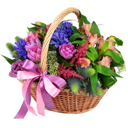 Unusual flower basket