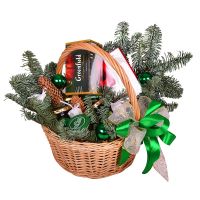 Basket: Gift under Christmas tree Uzhgorod